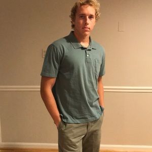 St. John’s Bay Short-sleeved Green Polo